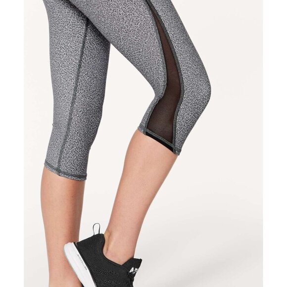 Lululemon‎ Train Times Pant 17" Leggings Womens Heathered Gray Size 2 - Picture 2 of 8